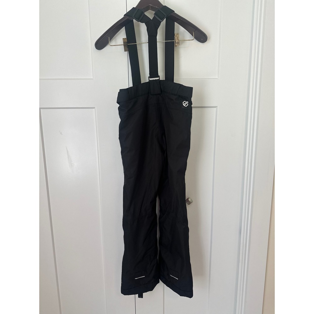 Dare 2B Kids Black Insulated Ski Snow Pants Suspenders Size 11-12 Years